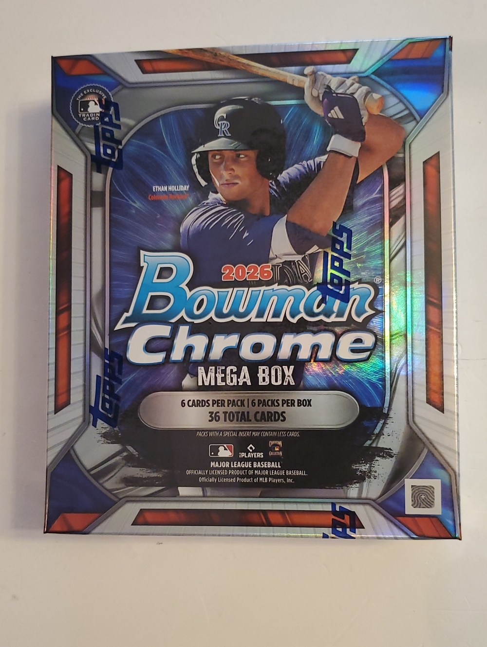 Topps Bowman Chrome Mega Box - Blue, Silver, Red